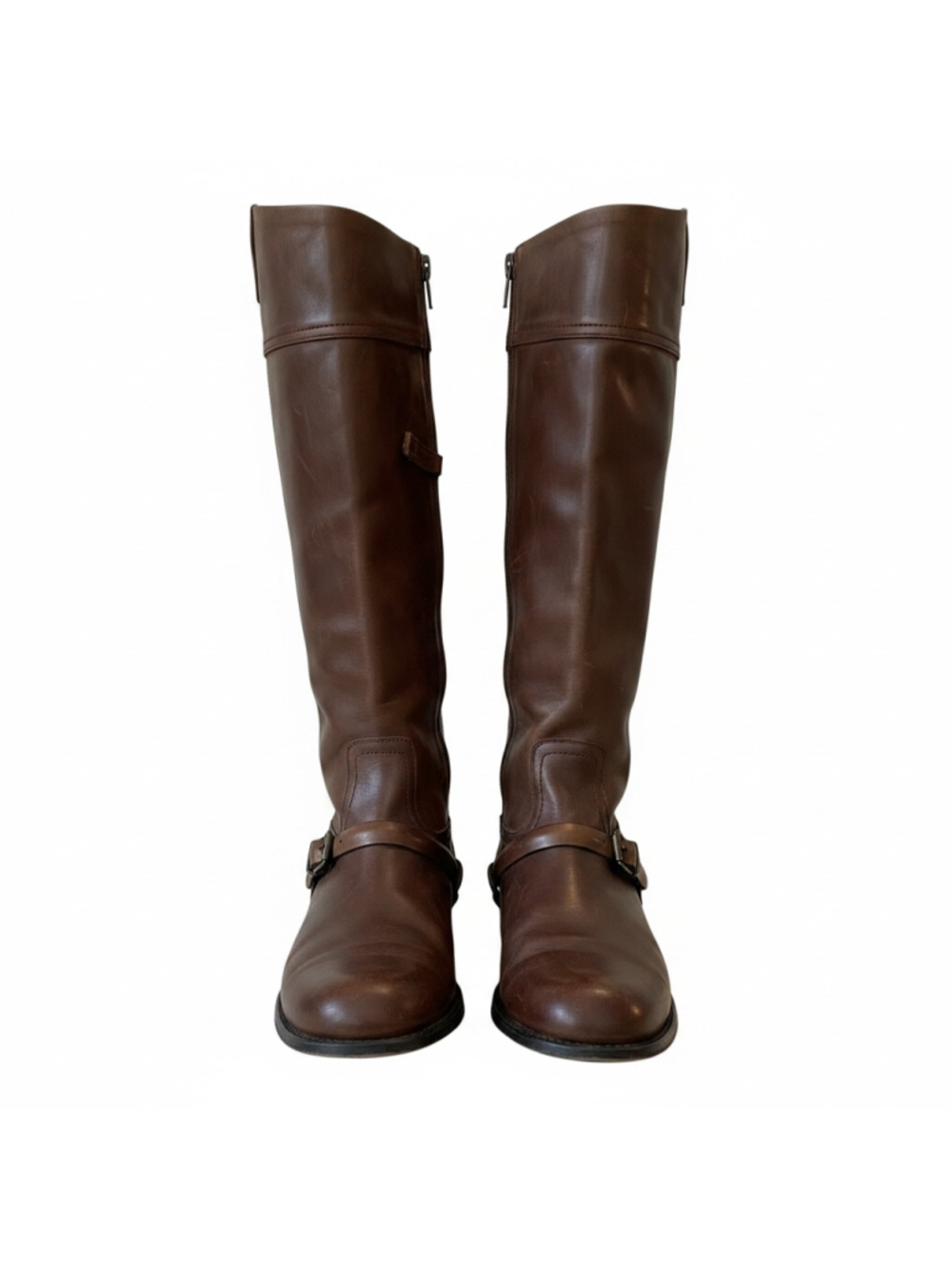Women's Ariat Brown Leather Riding Boots Size 9